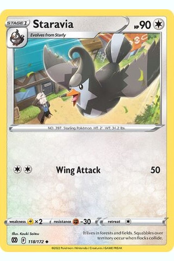 118/172 Staravia - Uncommon - Collectible Madness
