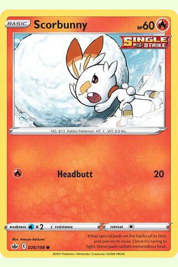 026/198 Scorbunny - Common - Collectible Madness