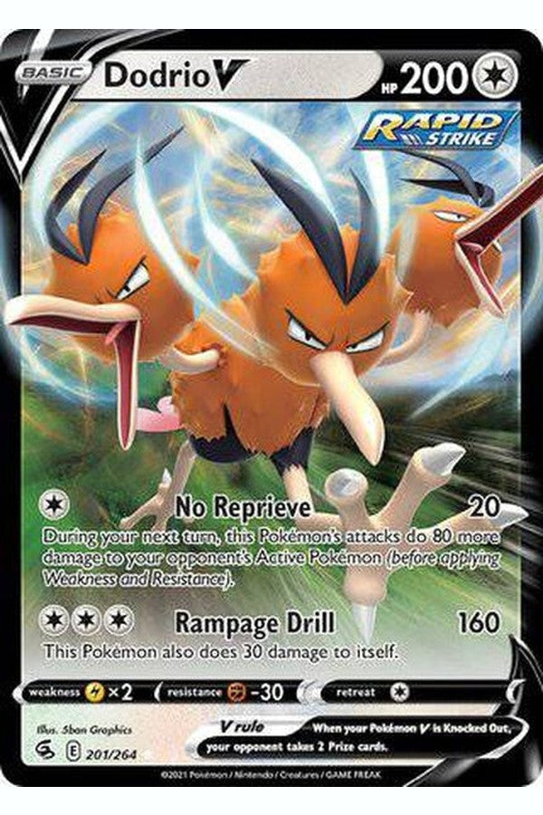 201/264 Dodrio V - Rare Holo V - Collectible Madness
