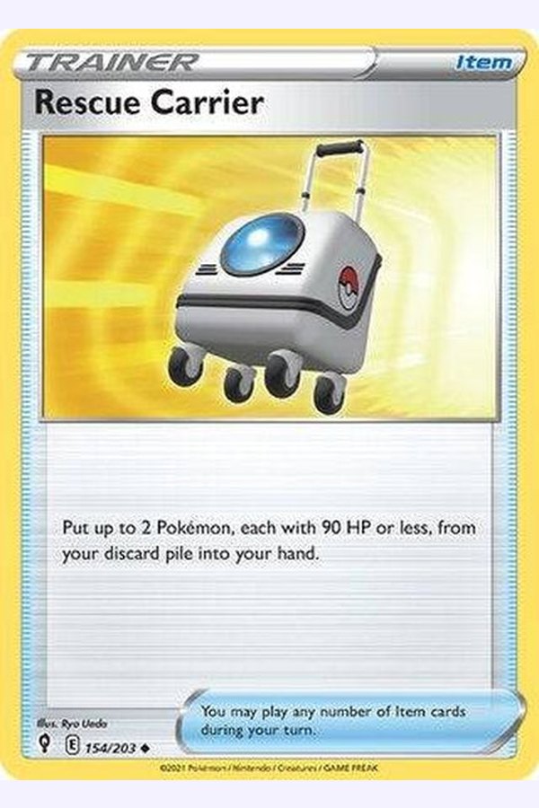 154/203 Rescue Carrier - Uncommon Reverse Holo - Collectible Madness