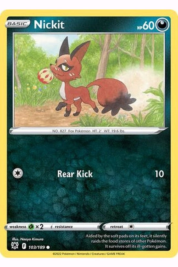 103/189 Nickit - Common - Collectible Madness