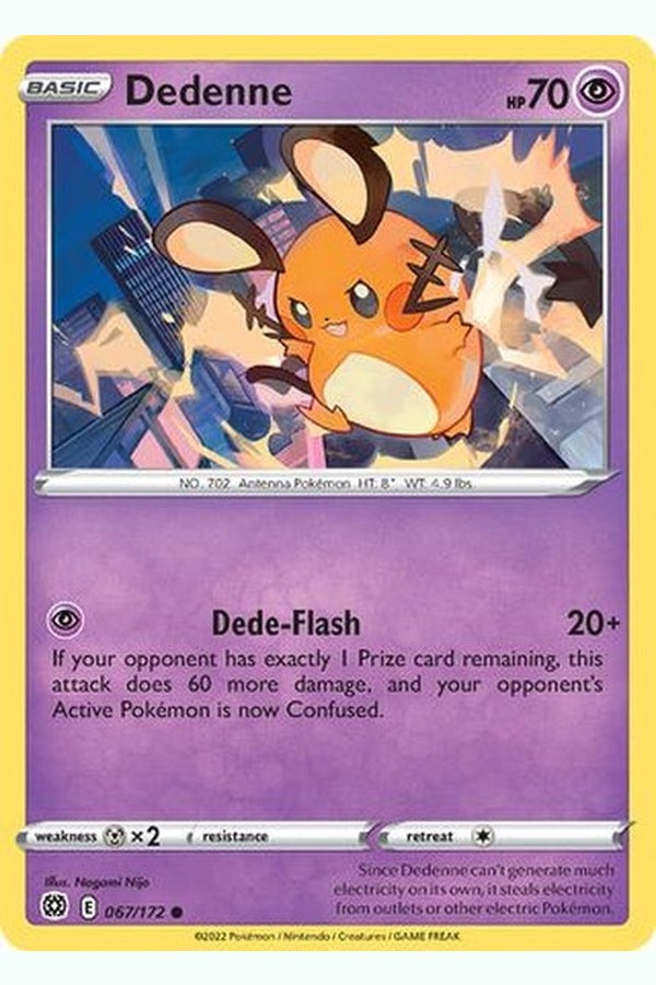 067/172 Dedenne - Common - Collectible Madness