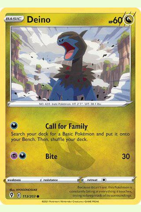 113/203 Deino - Common - Collectible Madness