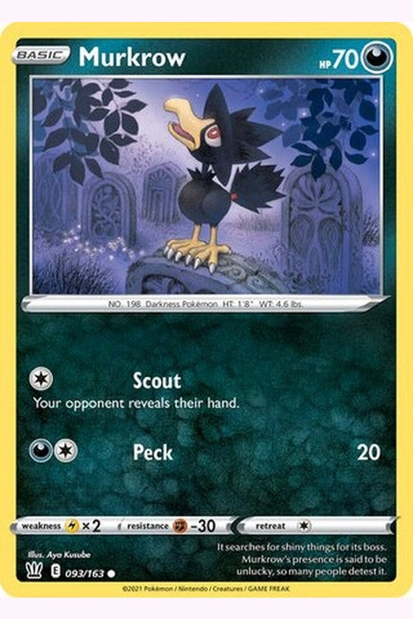 093/163 Murkrow - Common - Collectible Madness