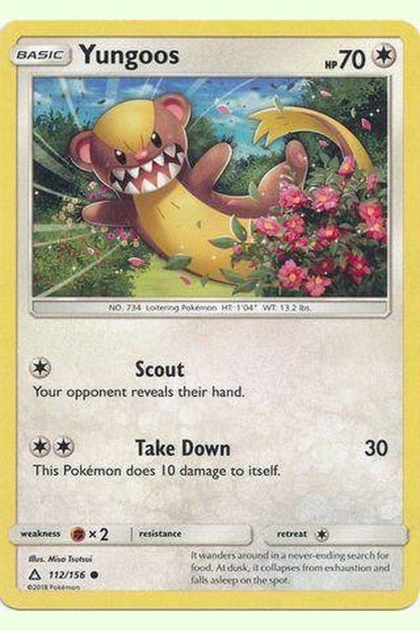 112 / 156 Yungoos-Common - Collectible Madness