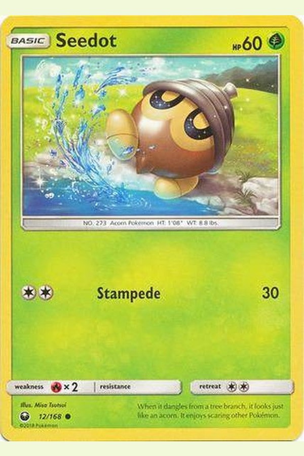 012 / 168 Seedot - Common - Collectible Madness