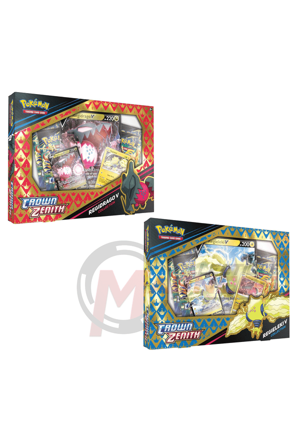 Pokemon - TCG - Crown Zenith Regidrago/Regieleki V Box Pokemon - TCG - Crown Zenith Regidrago/Regieleki V Box