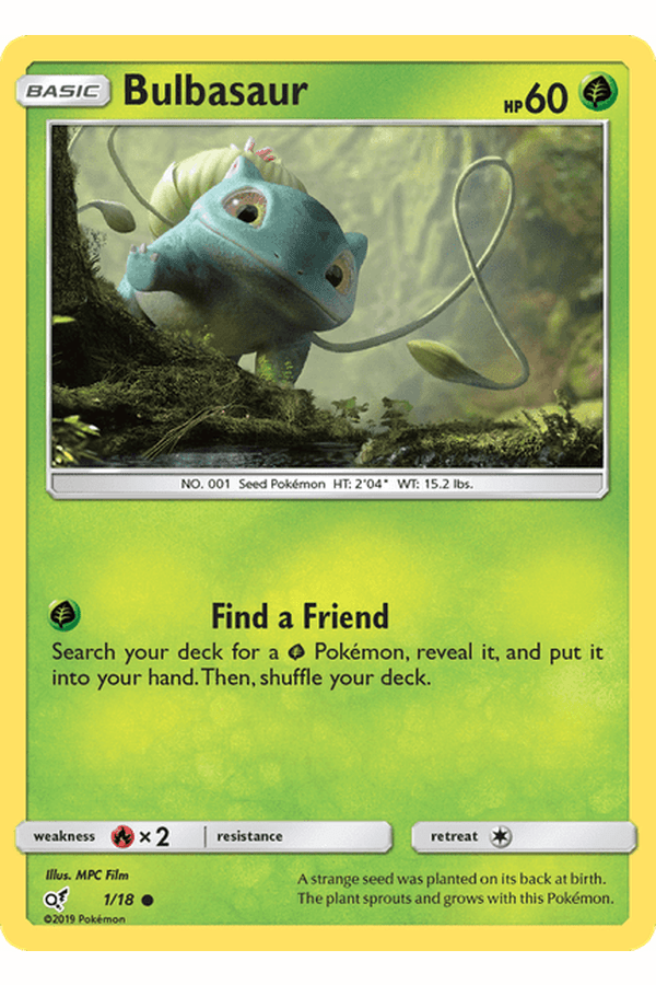 01 / 18 Bulbasaur - Common - Collectible Madness