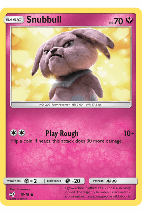 15 / 18 Snubbull - Common - Collectible Madness
