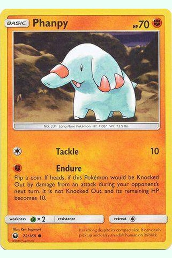 072 / 168 Phanpy - Common - Collectible Madness