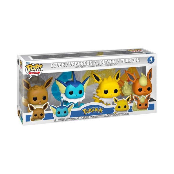 Pokemon - Eeveelutions US Exclusive Pop! 4-Pack RS - Collectible Madness