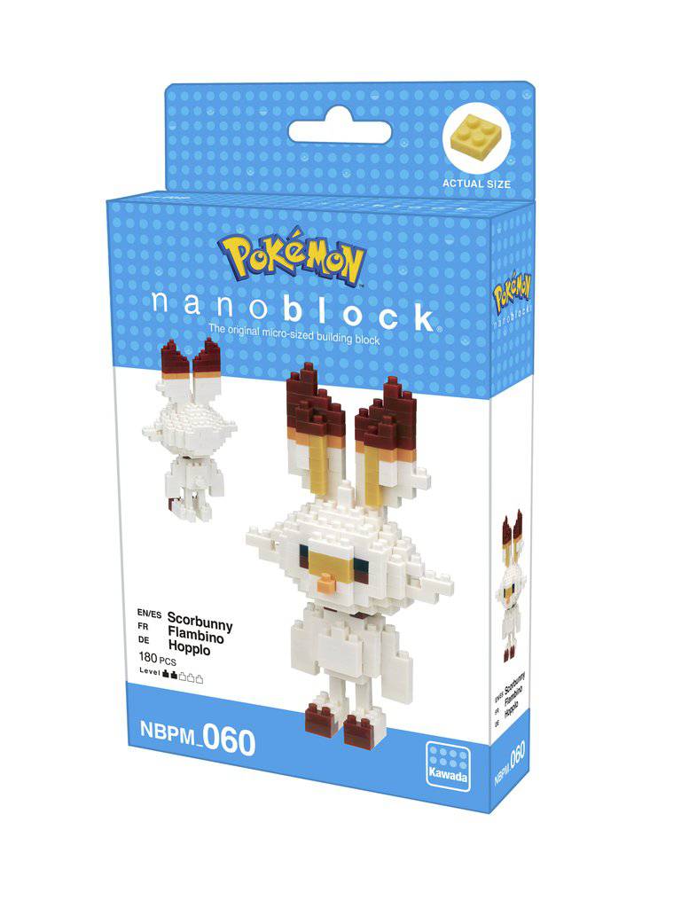 Pokemon - nanoblock - SCORBUNNY - Collectible Madness