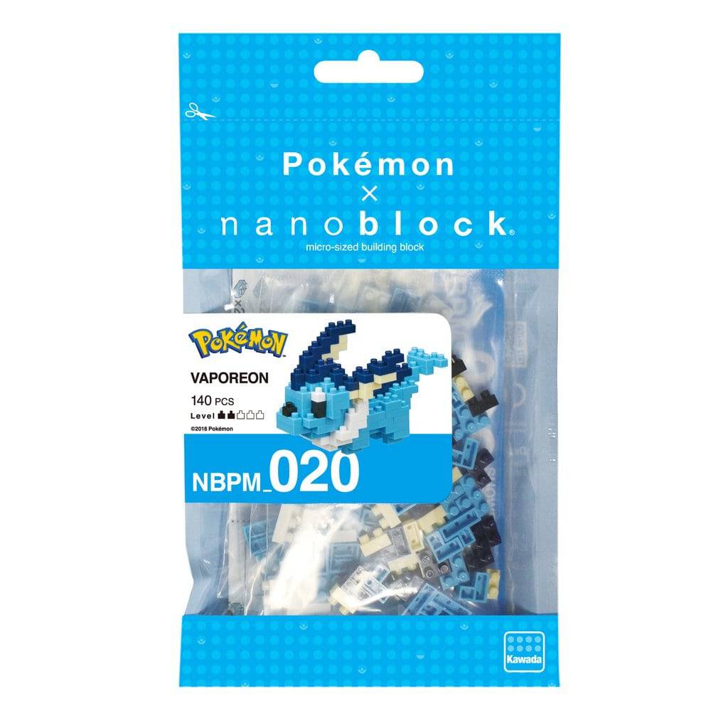 Pokemon - nanoblock - VAPOREON - Collectible Madness