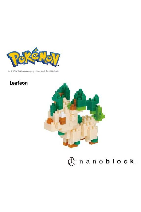 Pokemon - nanoblock - LEAFEON - Collectible Madness
