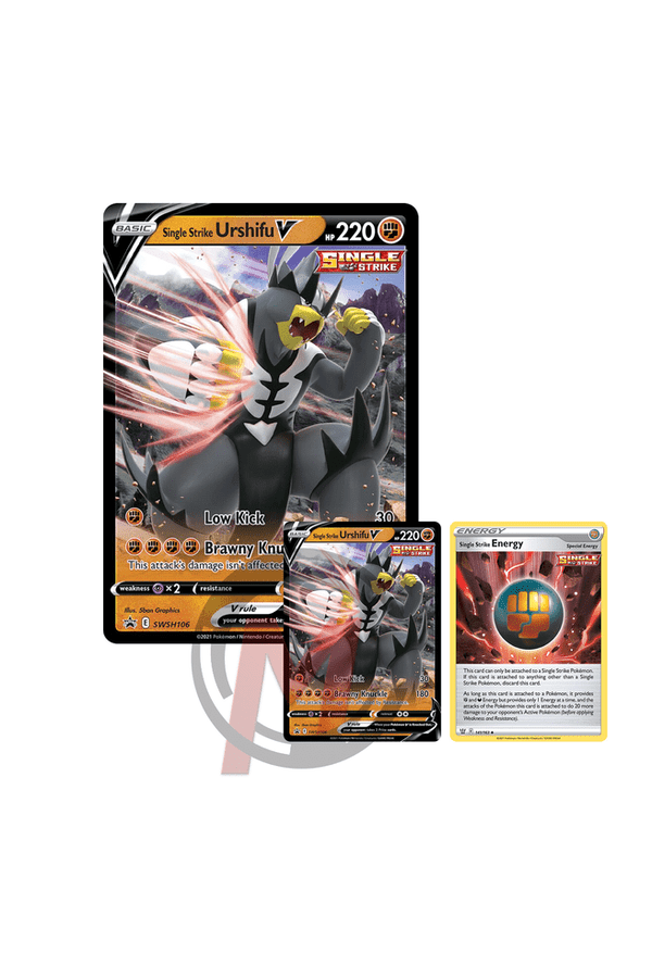 SWSH106 Single Strike Urshifu V - Card Bundle - Collectible Madness
