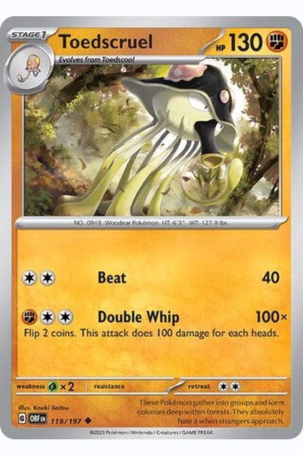119/197 Toedscruel - Uncommon