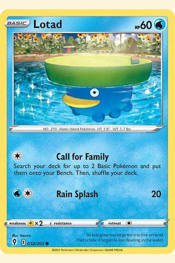 032/203 Lotad - Common - Collectible Madness