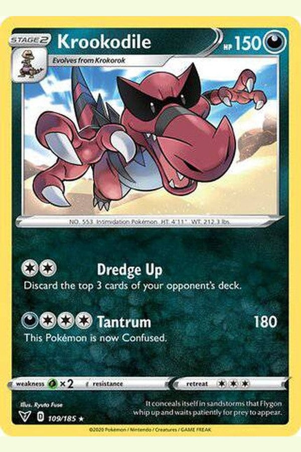 109/185 Krookodile - Rare - Collectible Madness