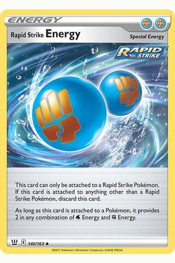 140/163 Rapid Strike Energy - Uncommon - Collectible Madness