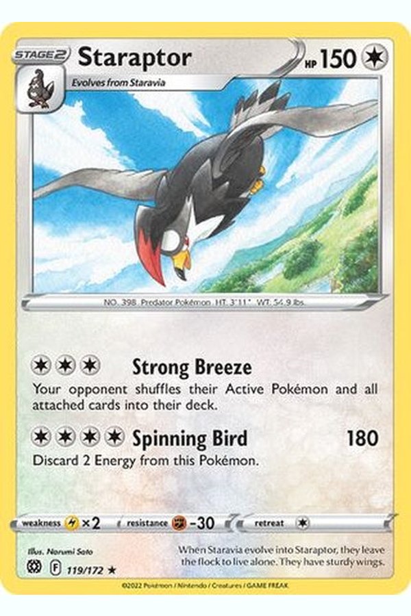 119/172 Staraptor - Rare - Collectible Madness