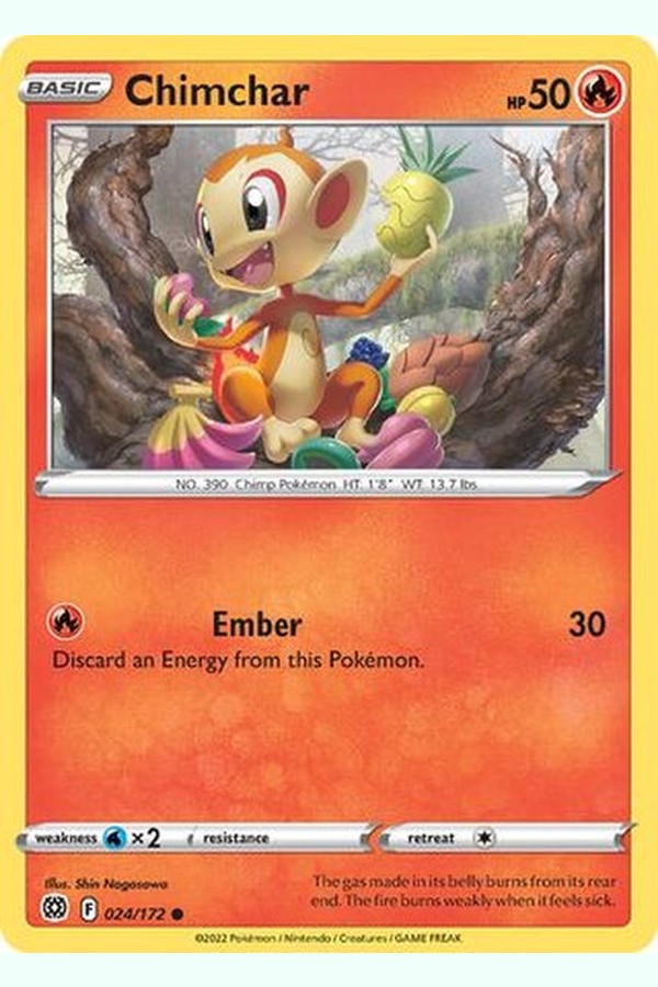 024/172 Chimchar - Common - Collectible Madness