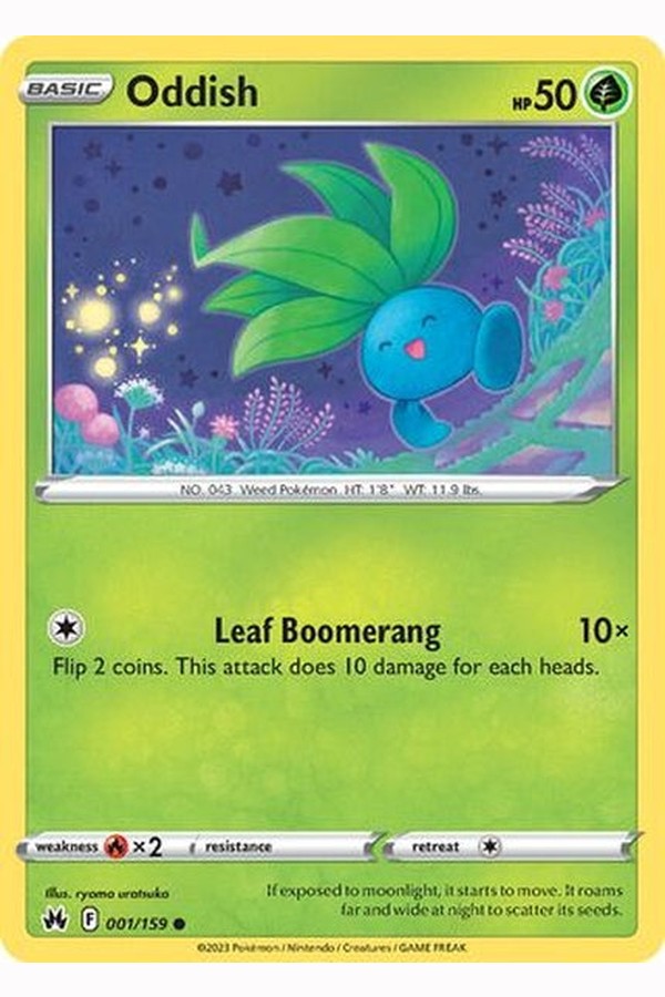001/159 Oddish - Common