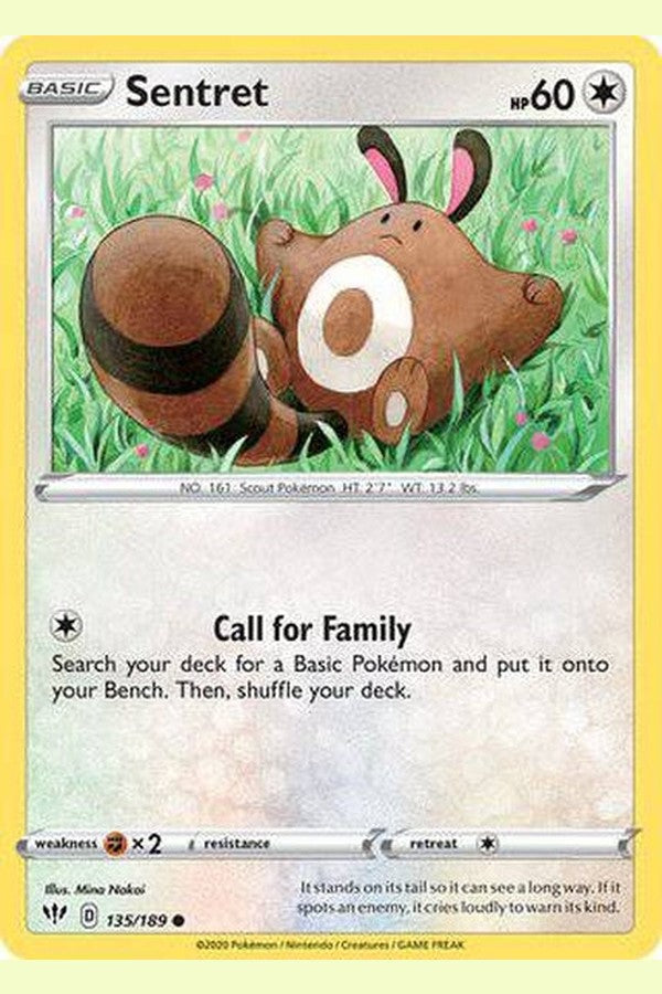 135/189 Sentret - Common - Collectible Madness