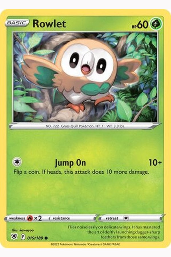 019/189 Rowlet - Common - Collectible Madness