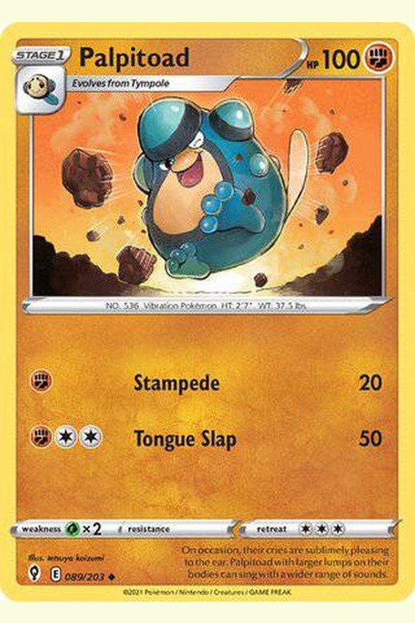 089/203 Palpitoad - Uncommon - Collectible Madness