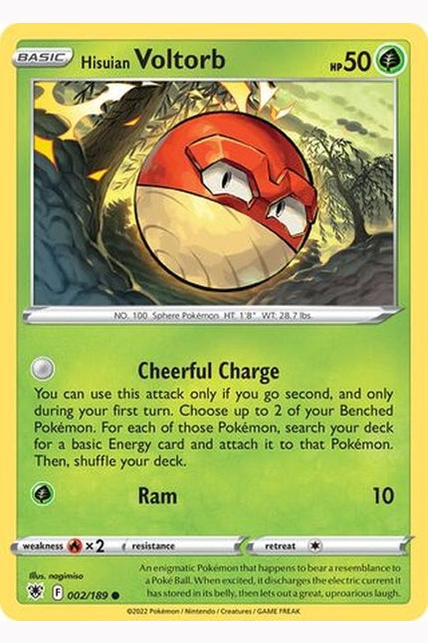 002/189 Hisuian Voltorb - Common - Collectible Madness