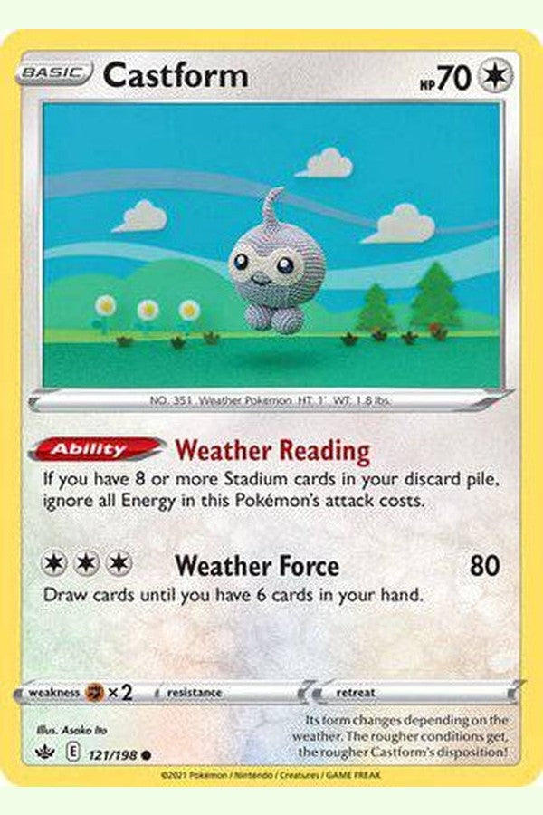 121/198 Castform - Common - Collectible Madness