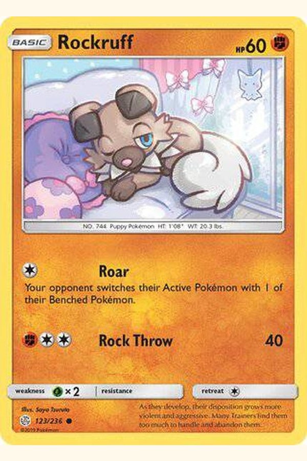 123/236 Rockruff - Common - Collectible Madness