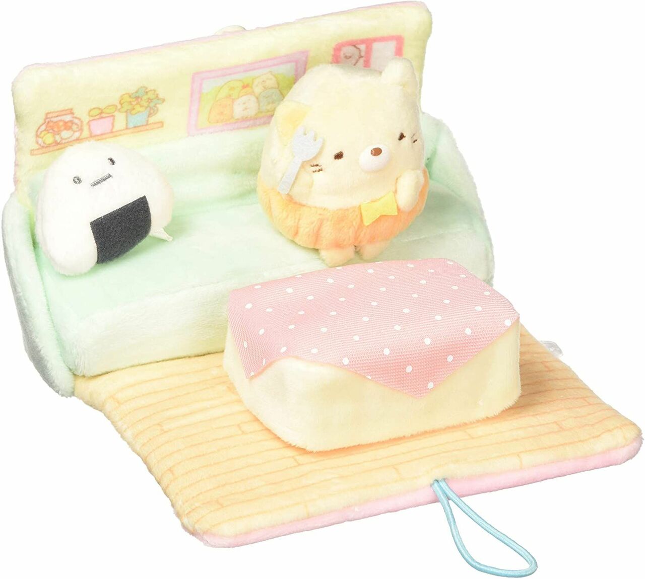 San-x Sumikko Gurashi Picture Book Plush Toy "Dining" - Collectible Madness