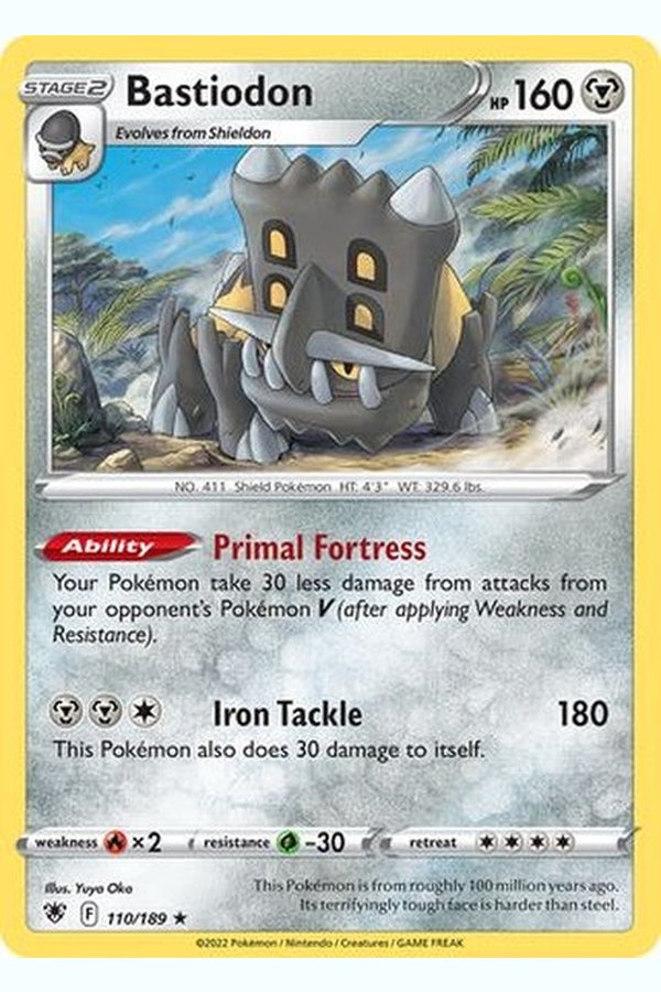 110/189 Bastiodon - Rare Holo Reverse Holo - Collectible Madness