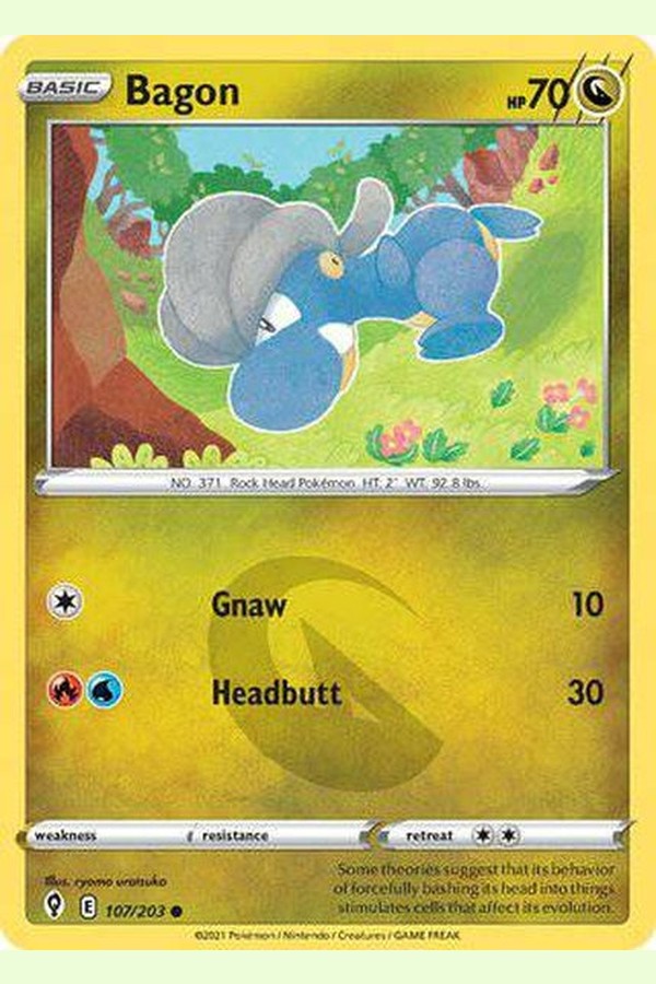 107/203 Bagon - Common - Collectible Madness