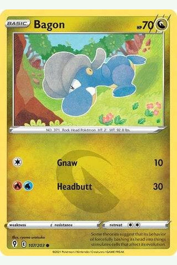 107/203 Bagon - Common Reverse Holo - Collectible Madness