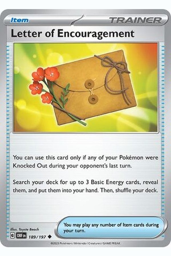 189/197 Letter of Encouragement - Uncommon