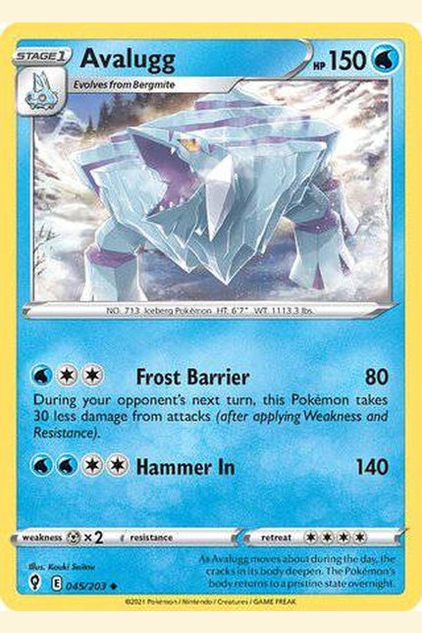 045/203 Avalugg - Uncommon - Collectible Madness