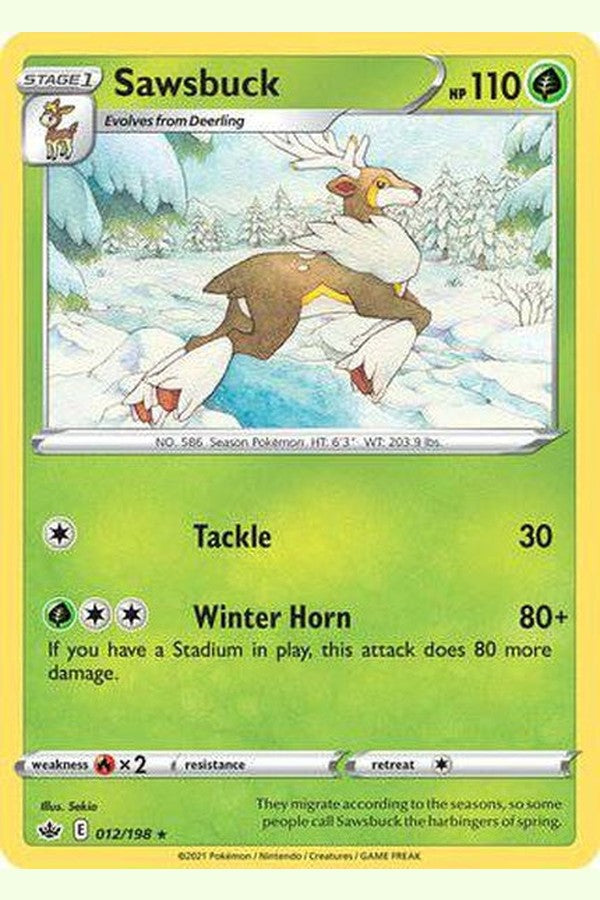 012/198 Sawsbuck - Rare - Collectible Madness