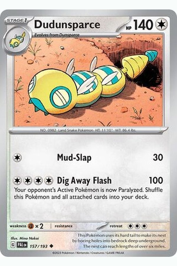 157/193 Dudunsparce - Uncommon