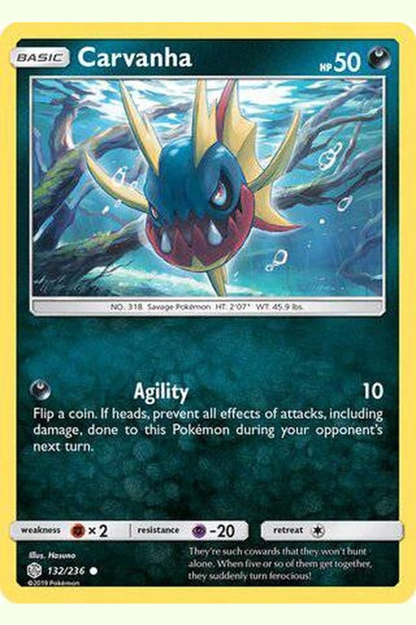 132/236 Carvanha - Common - Collectible Madness