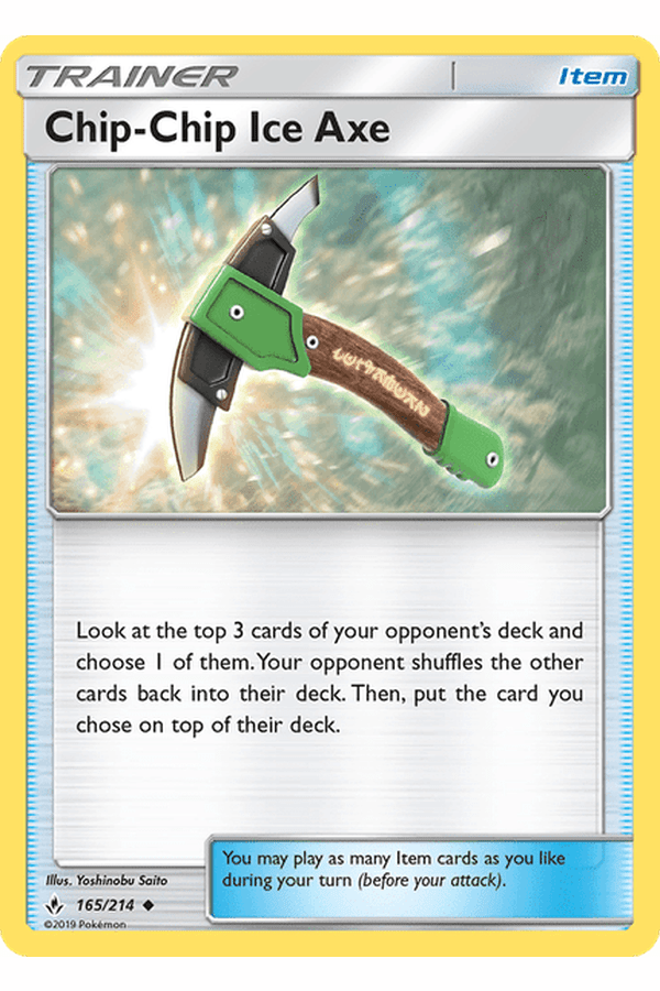 165 / 214 Chip-Chip Ice Axe - Uncommon - Collectible Madness