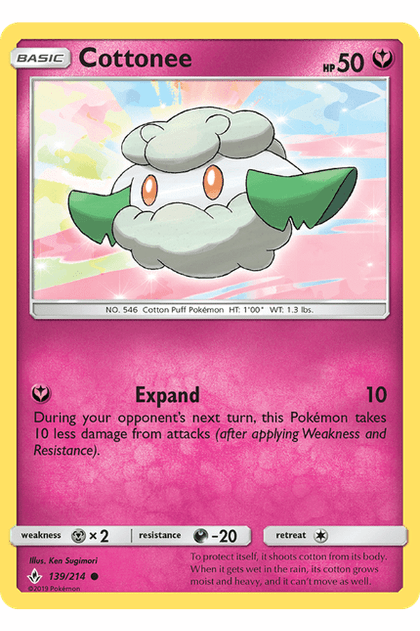 139 / 214 Cottonee - Common - Collectible Madness