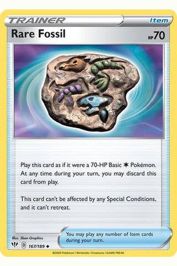 167/189 Rare Fossil - Uncommon - Collectible Madness
