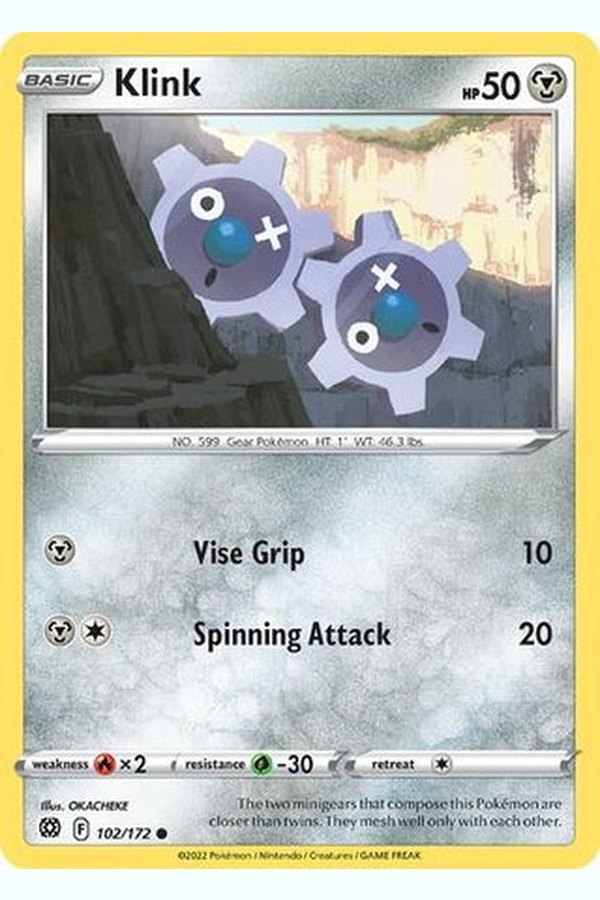 102/172 Klink - Common - Collectible Madness