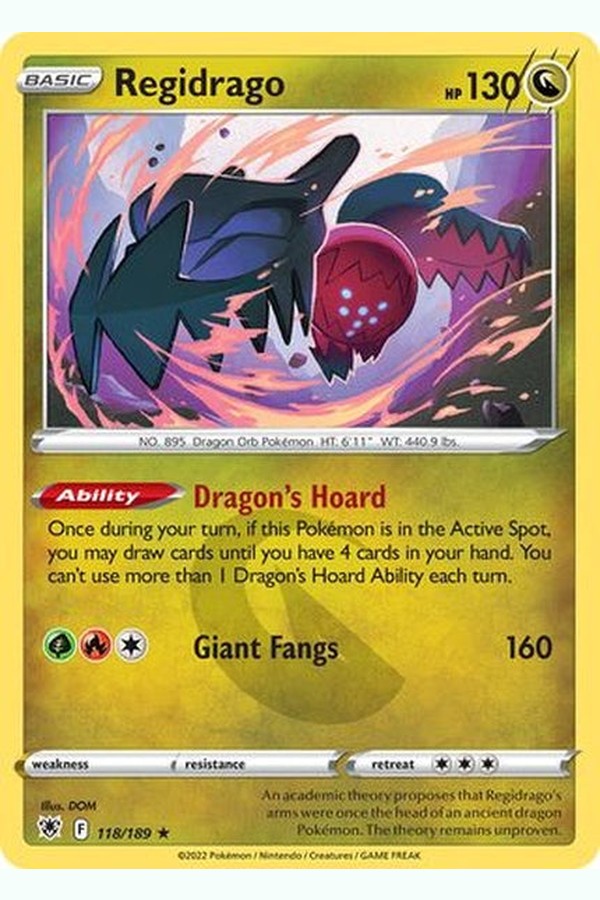 118/189 Regidrago - Rare Reverse Holo - Collectible Madness