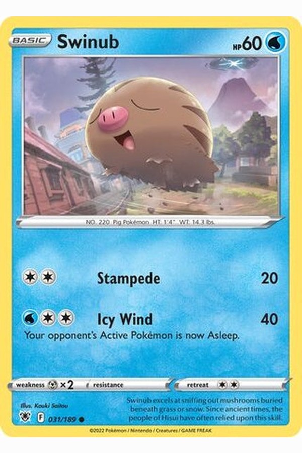 031/189 Swinub - Common - Collectible Madness