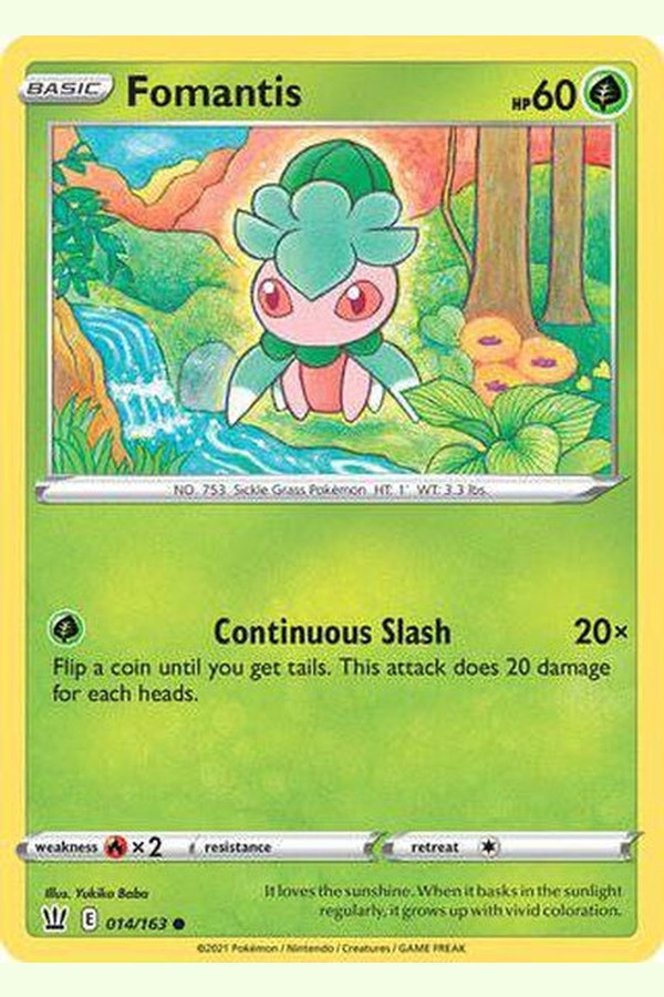 014/163 Fomantis - Common - Collectible Madness