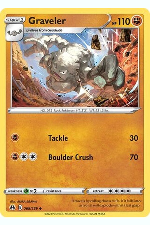 068/159 Graveler - Uncommon