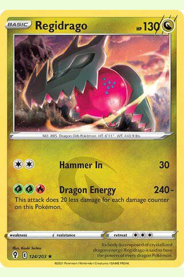 124/203 Regidrago - Rare Holo - Collectible Madness